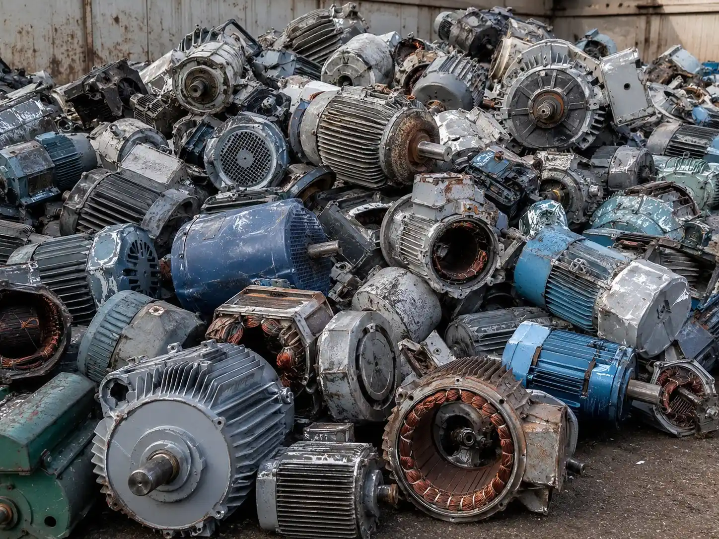 Copper-bearing cable scrap